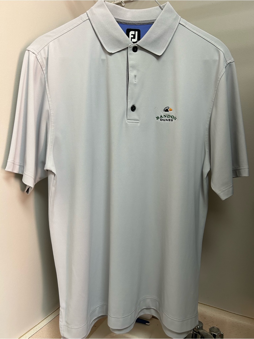FootJoy Light Gray Bandon Dunes Men’s Polo